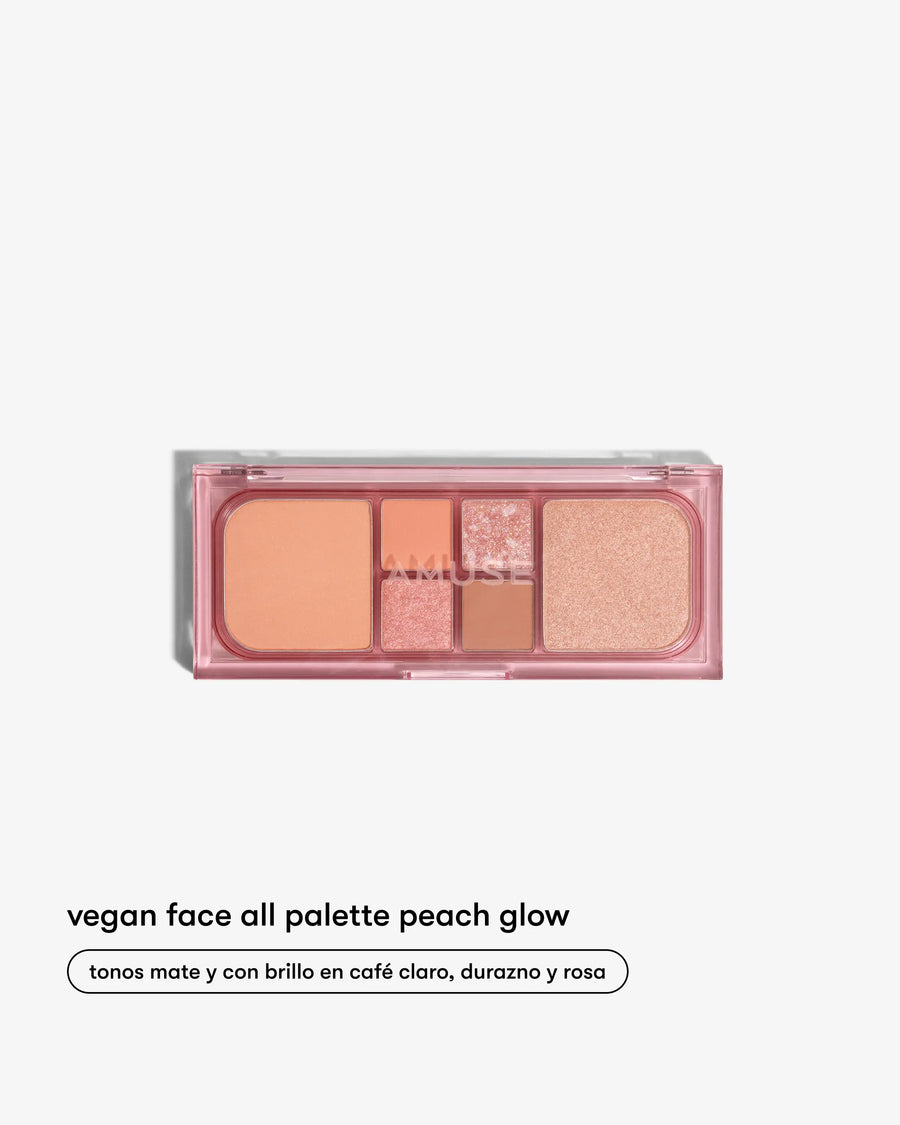 Vegan Face All Palette 02 Peach Glow
