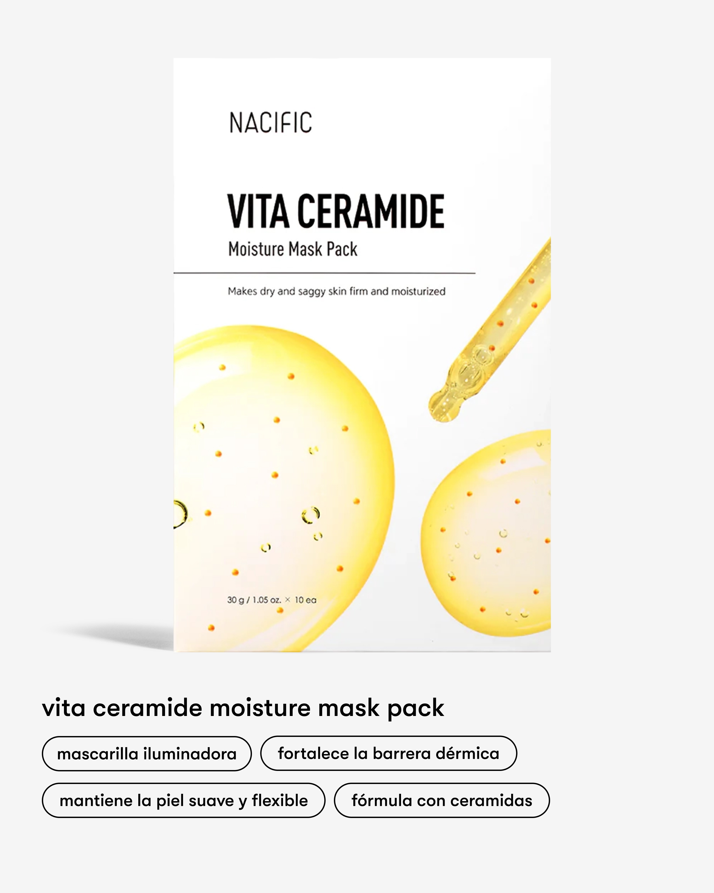 Vita Ceramide Moisture Mask Pack