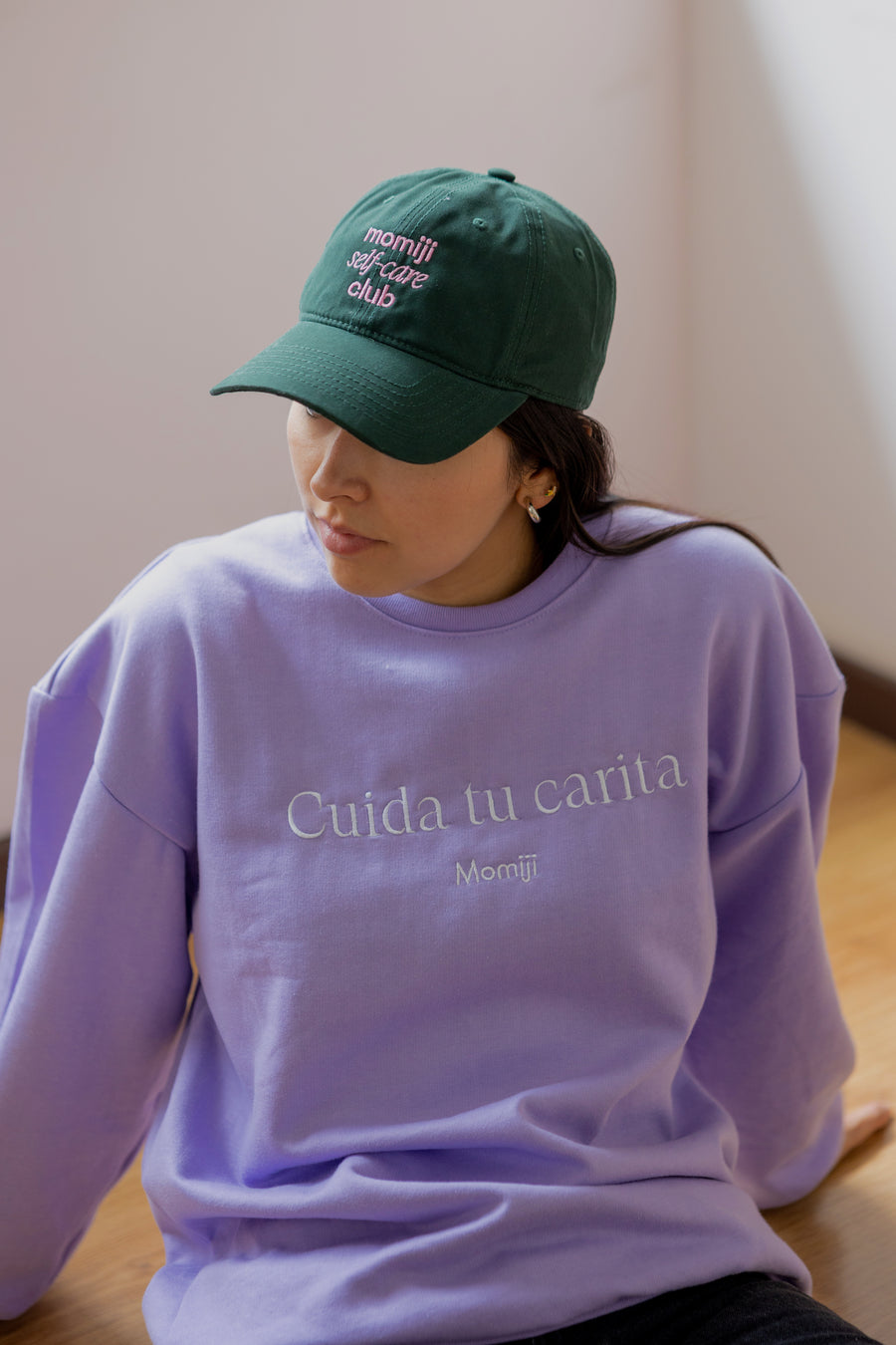 Gorra verde Momiji self-care club